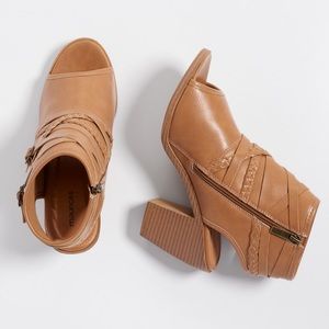 Maurices Brown Heeled Booties